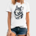Husky Poster, Tricou Barbati (Unisex)