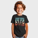 Cannabis Retro Design, Tricou Copii