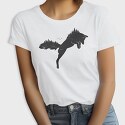 Hunting Fox Silhouette, Tricou Femei