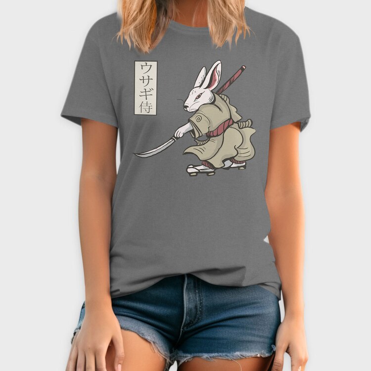Rabbit Samurai, Tricou Barbati (Unisex)
