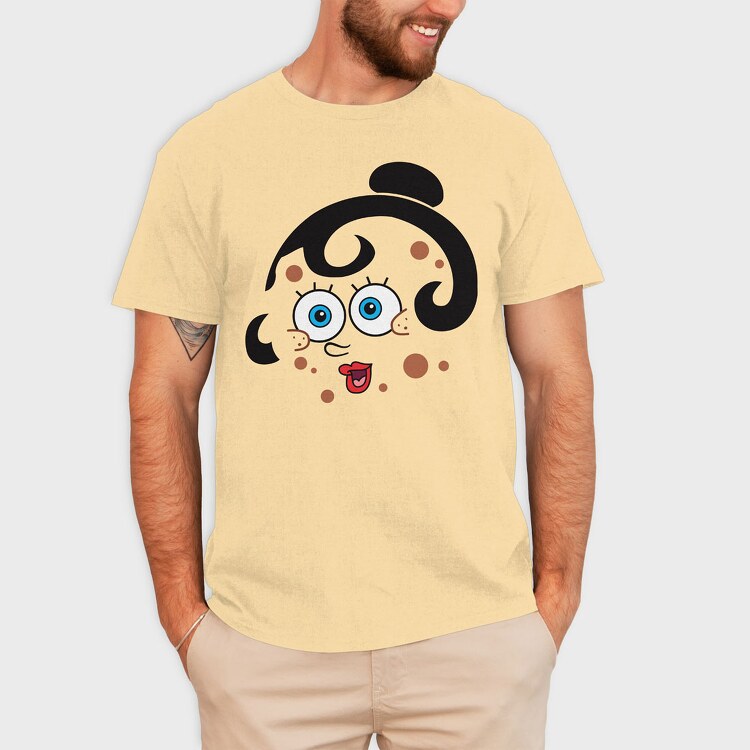 SpongeBob Faces 13, Tricou Barbati (Unisex)