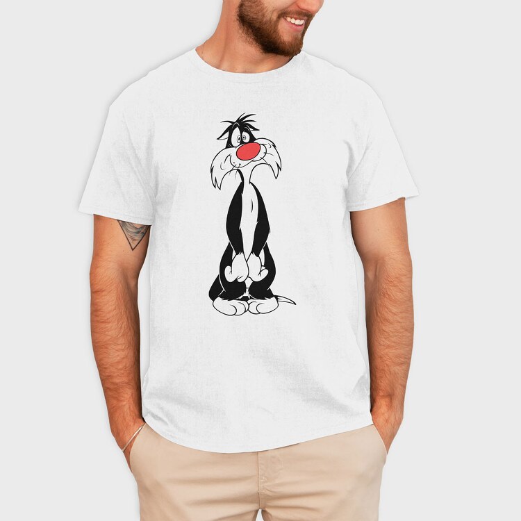 Cartoon Retro Silvestre 4, Tricou Barbati (Unisex)