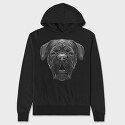 French Mastiff, Hanorac Oversize Barbati (Unisex)