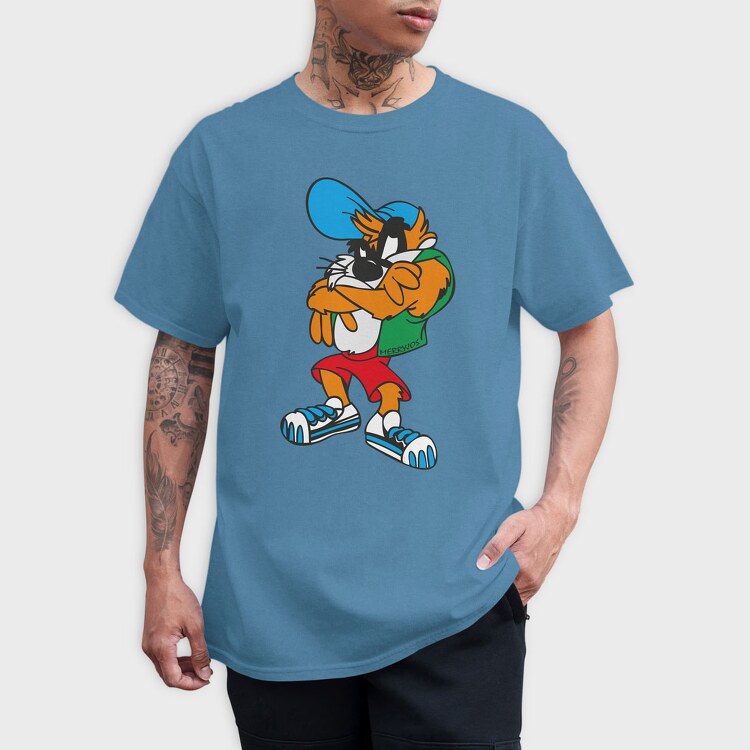 Cartoon Retro Tazmania 1, Tricou Barbati (Unisex)