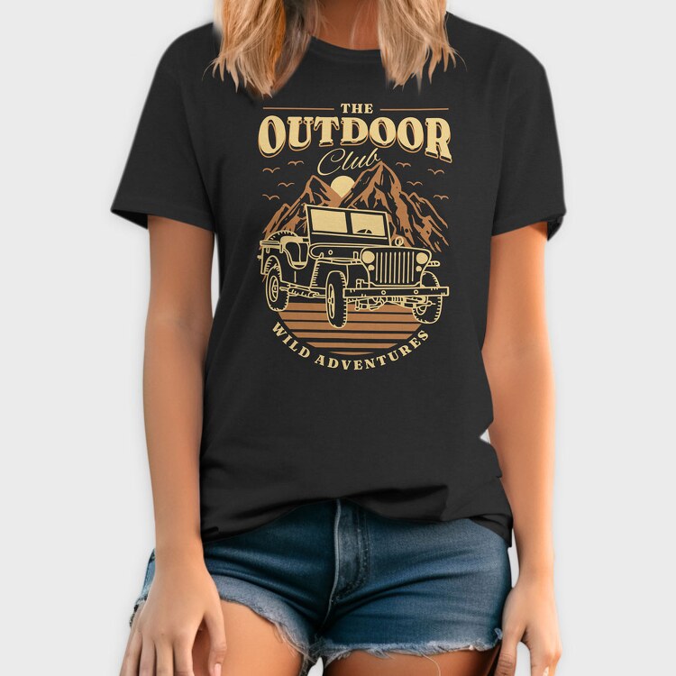 The Outdoor Club, Tricou Barbati (Unisex)