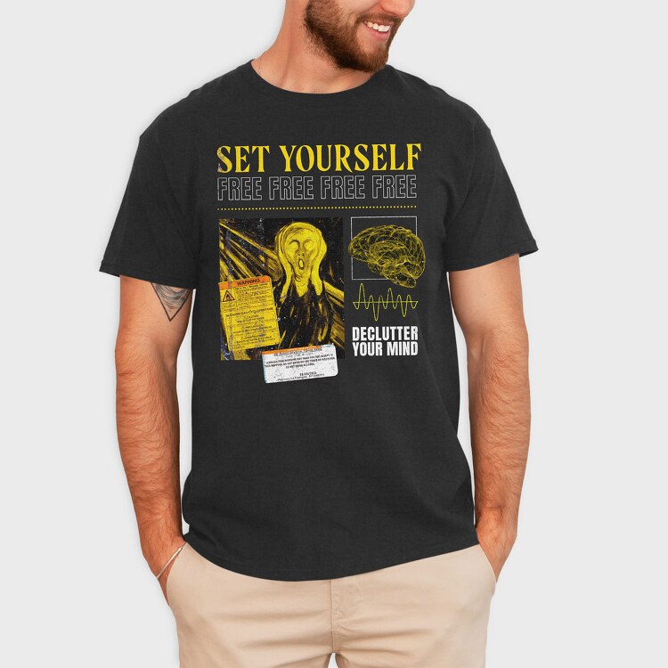 The Scream Trap, Tricou Barbati (Unisex)