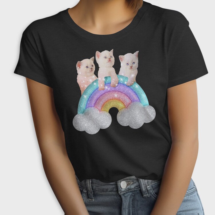 Sparkles Cats, Tricou Femei