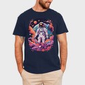Colorful Astronaut Space, Tricou Barbati (Unisex)