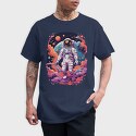 Colorful Astronaut Space, Tricou Barbati (Unisex)