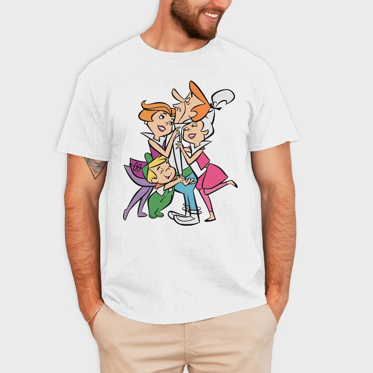 Cartoon Retro the Jetsons 4, Tricou Barbati (Unisex)