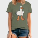 Middle Finger Seagull, Tricou Barbati (Unisex)