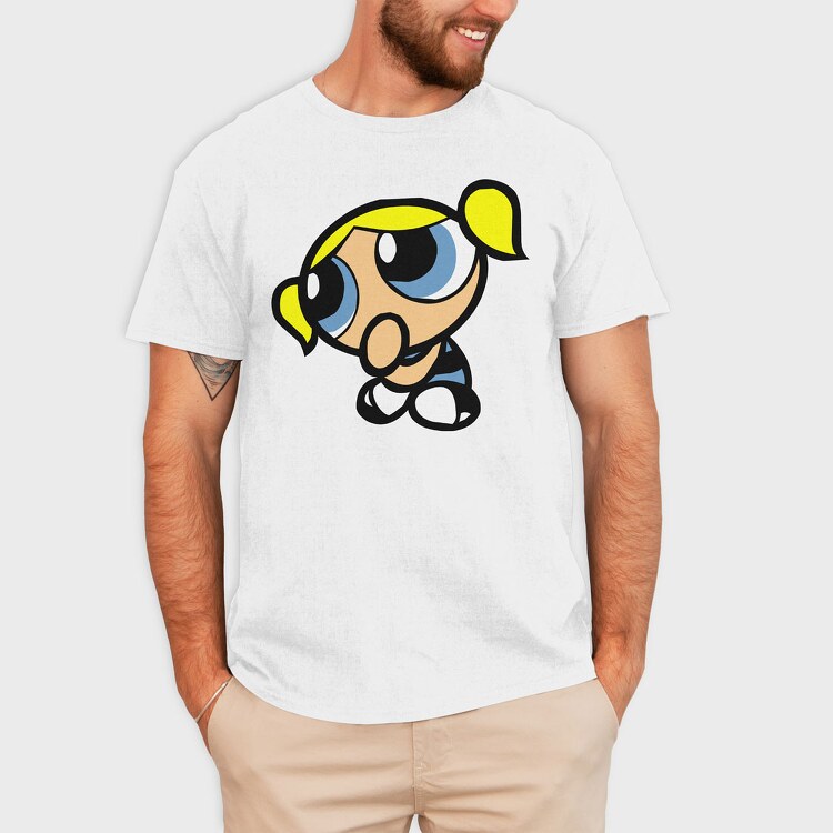 Cartoon Retro the Powerpuff Girls 3, Tricou Barbati (Unisex)