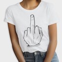 Middle Finger Sketch, Tricou Femei