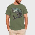 Jumping Pike Perch, Tricou Barbati (Unisex)