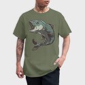 Jumping Pike Perch, Tricou Barbati (Unisex)