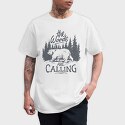 The Woods Are Calling Bear, Tricou Barbati (Unisex)
