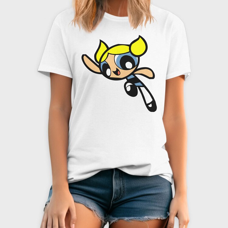 Cartoon Retro the Powerpuff Girls 4, Tricou Barbati (Unisex)