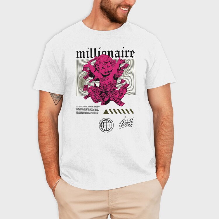 Millionaire 1, Tricou Barbati (Unisex)