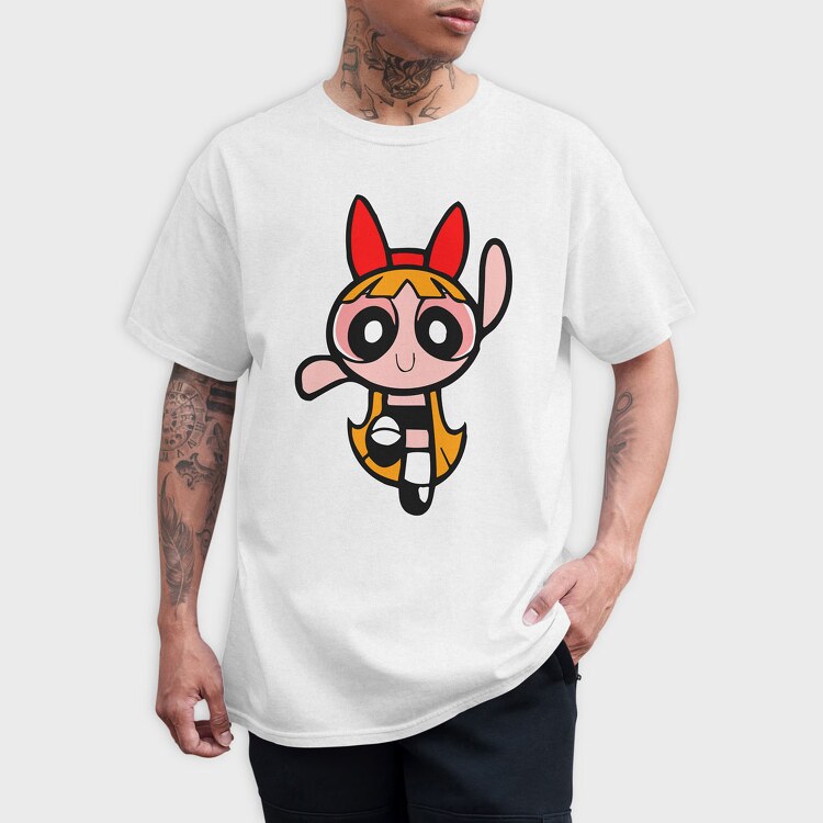 Cartoon Retro the Powerpuff Girls 5, Tricou Barbati (Unisex)