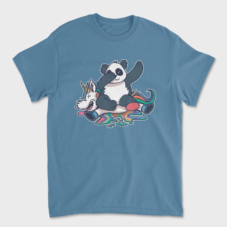 Panda Unicorn Dab, Tricou Barbati (Unisex)