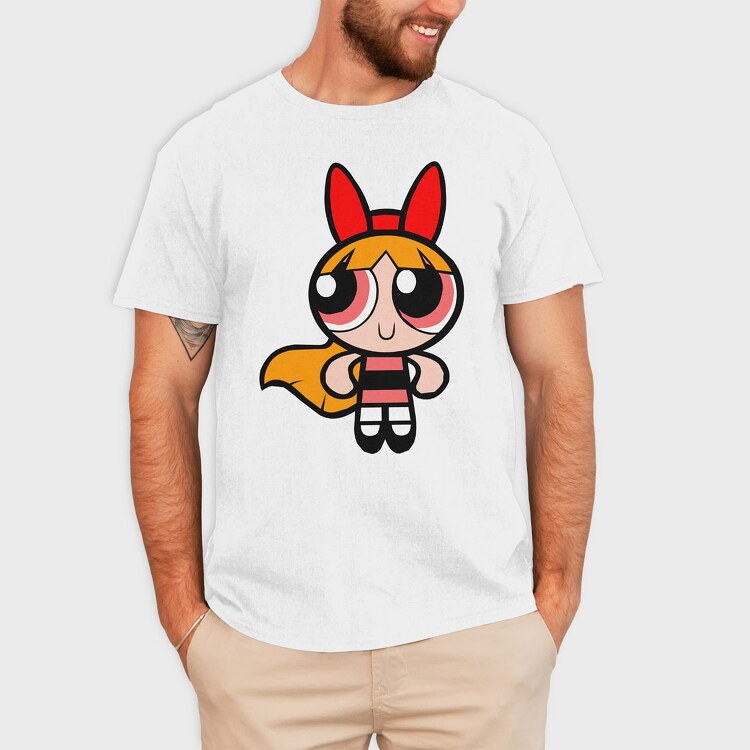 Cartoon Retro the Powerpuff Girls 6, Tricou Barbati (Unisex)