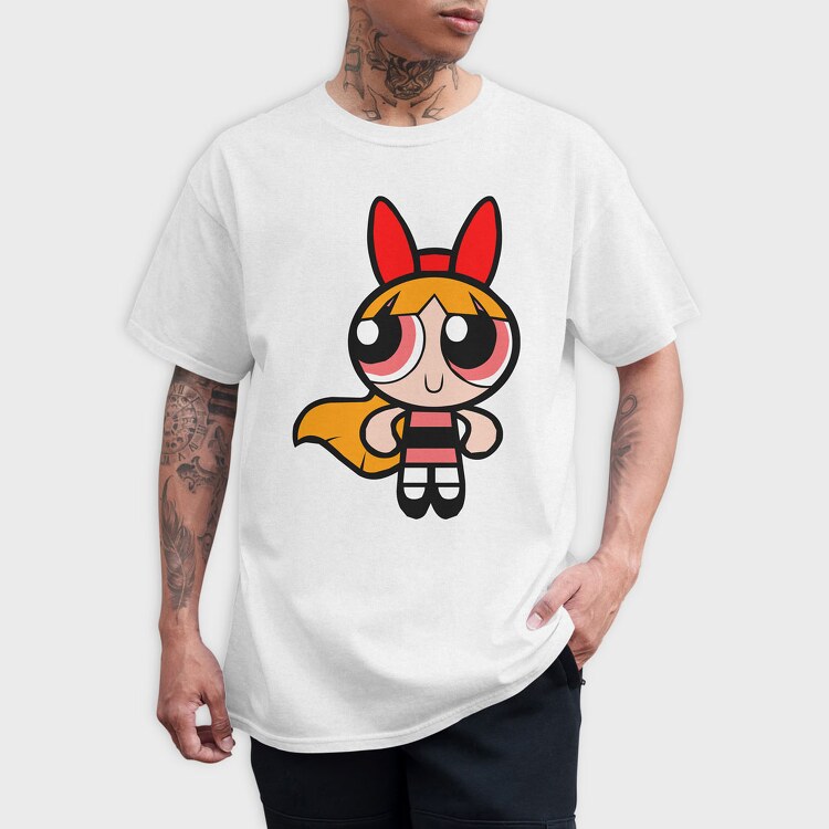 Cartoon Retro the Powerpuff Girls 6, Tricou Barbati (Unisex)
