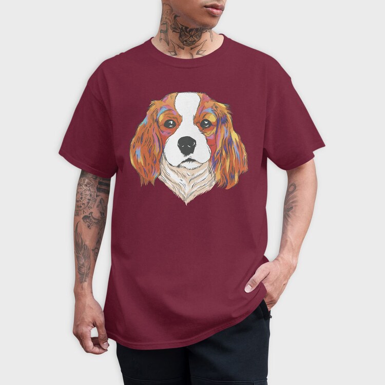 Cavalier King Charles Spaniel, Tricou Barbati (Unisex)