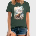 Bear Watercolor Forest, Tricou Barbati (Unisex)