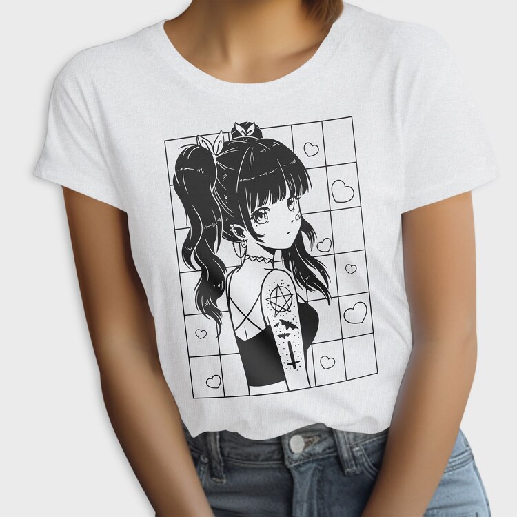 Anime Dark Cute, Tricou Femei