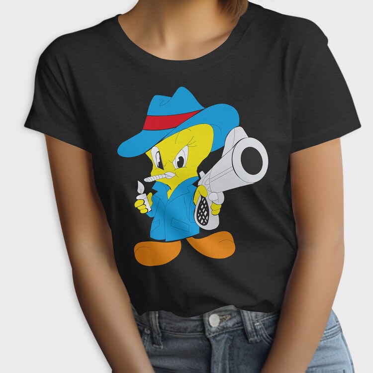 Cartoon Retro Tweety 3, Tricou Femei