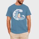 Cute Surfer Cat, Tricou Barbati (Unisex)