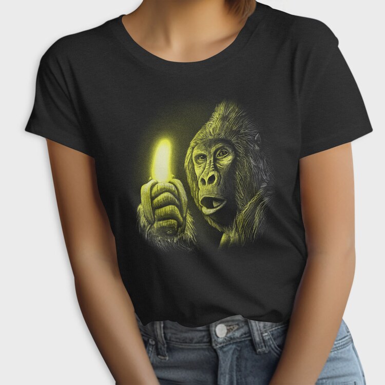 Gorilla Shining Banana, Tricou Femei