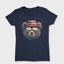 bear face with sunglasses, Tricou Femei
