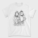 Daschund Sketch Beer, Tricou Barbati (Unisex)