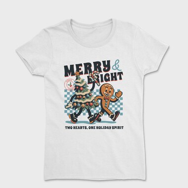 Merry and Bright Tree Cookie, Tricou Femei
