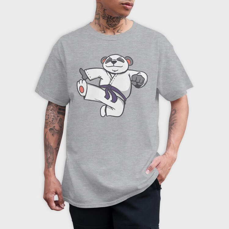Carate Panda, Tricou Barbati (Unisex)