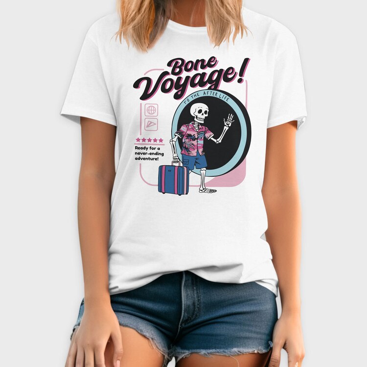 Bone Voyage, Tricou Barbati (Unisex)