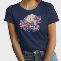 Tattoo Skull Flowers, Tricou Femei