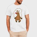 Reindeer Christmas Lights, Tricou Barbati (Unisex)