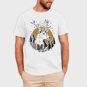Deer Christmas, Tricou Barbati (Unisex)