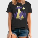 Alien Kidnapping Bigfoot, Tricou Barbati (Unisex)