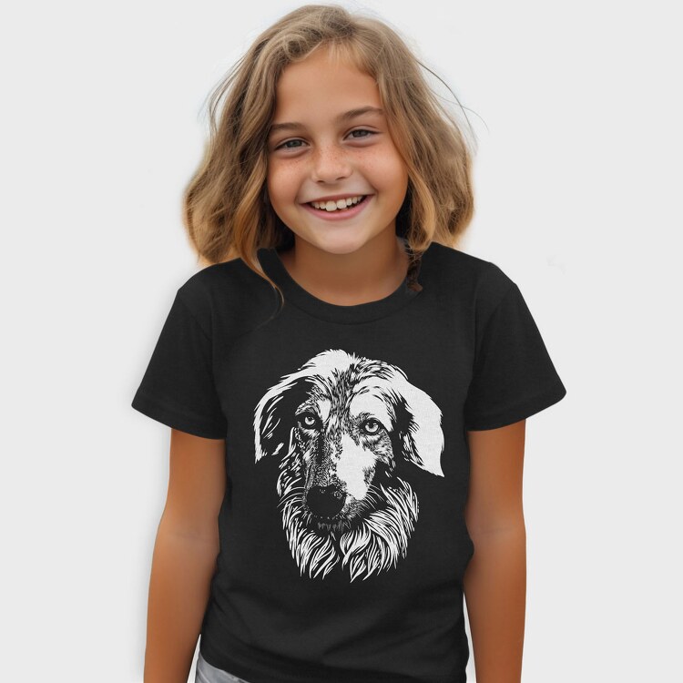 Borzoi Dog, Tricou Copii