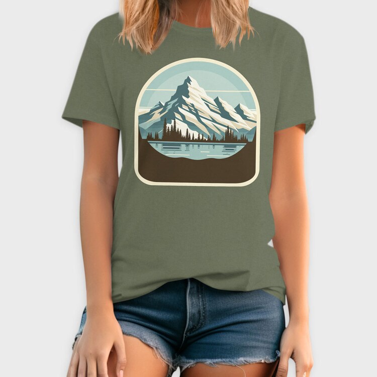 Mountain Lake, Tricou Barbati (Unisex)