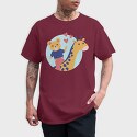 Animals Cartoon, Tricou Barbati (Unisex)