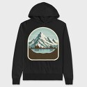 Mountain Lake, Hanorac Oversize Barbati (Unisex)