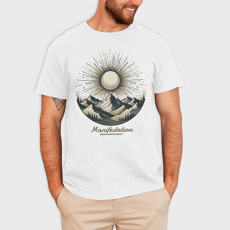 Mountain Manifestation, Tricou Barbati (Unisex)