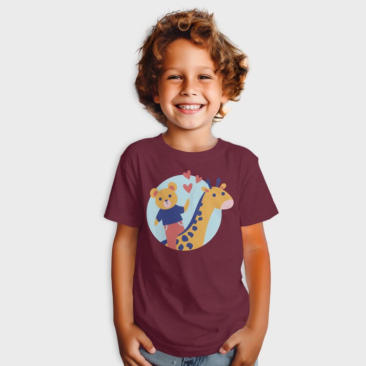 Animals Cartoon, Tricou Copii