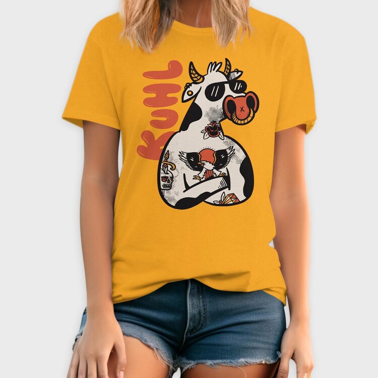 Cool Cow, Tricou Barbati (Unisex)