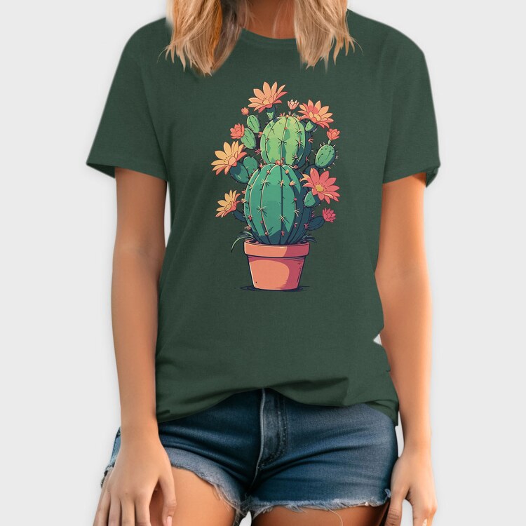 Cactus Flowers, Tricou Barbati (Unisex)
