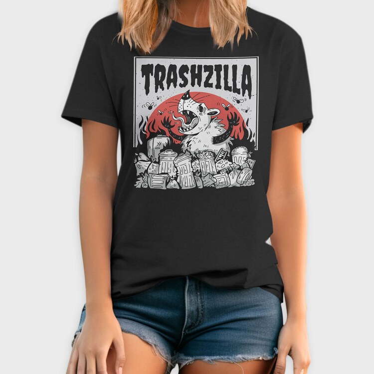Trashzilla, Tricou Barbati (Unisex)